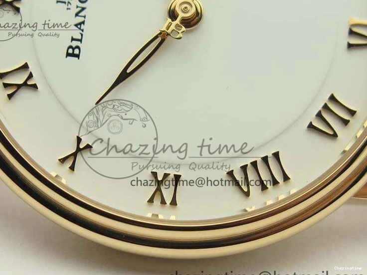 0328 Villeret 6651 RG ZF 1:1 Best Edition White Dial On Brown Leather Strap A Unique 8097